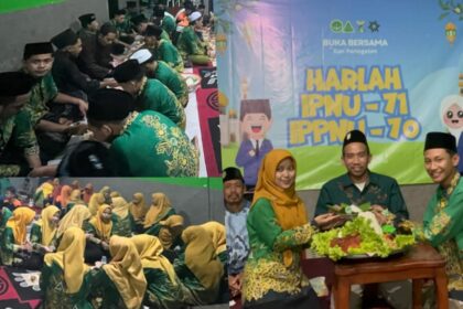 Semangat kebersamaan, lebih dari 50 pelajar NU dari berbagai desa di Kecamatan Kedamean berkumpul dalam acara buka bersama (Bukber) spesial, sekaligus merayakan Harlah ke-71 IPNU dan ke-70 IPPNU, Selasa (25/3/2025). Foto: dok PAC IPNU IPPNU Kedamean/NUGres