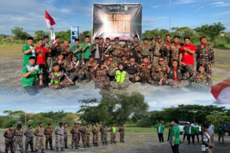 Semarak menyambut Hari lahir (Harlah) ke-91 GP Ansor, Pimpinan Anak Cabang (PAC) GP Ansor Sidayu Gresik dan Satkoryon Sidayu menggelar Latihan Satu Peleton, Jumat (18/4/2025). Foto: dok PAC GP Ansor Sidayu/NUGres.