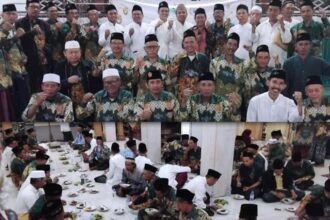 Keluarga Besar Ranting Nahdlatul Ulama (NU) Banjarsari menggelar kegiatan Halal Bihalal, Istighotsah, Tahlil, dan Sholawat. Foto: dok PRNU Banjarsari/NUGres