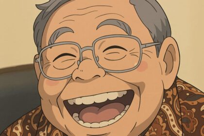 Ilustrasi Gus Dur. Foto: Ai