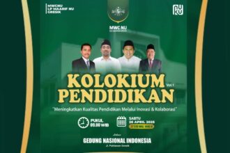 Dorong Inovasi dan Kolaborasi Pendidikan, MWCNU Gresik melalui LP Ma'arif menggelar Kolokium Pendidikan. Foto: dok MWCNU Gresik/NUGres