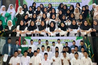SUKSES. Pimpinan Ranting (PR) IPNU IPPNU Kedamean sukses melaksanakan Pelantikan dan Rapat kerja (Raker) masa khidmat 2025-2027, Ahad (20/4/2025). Foto: dok PR IPNU IPPNU Kedamean/NUGres