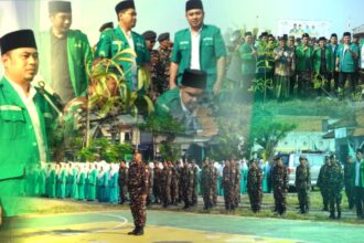 Semarak Harlah ke-91 GP Ansor dan ke-75 Fatayat NU di Benjeng Gresik, Kader NU Kompak Selenggarakan Apel hingga Aksi Tanam Pohon. Foto: dok PAC GP Ansor Benjeng/NUGres