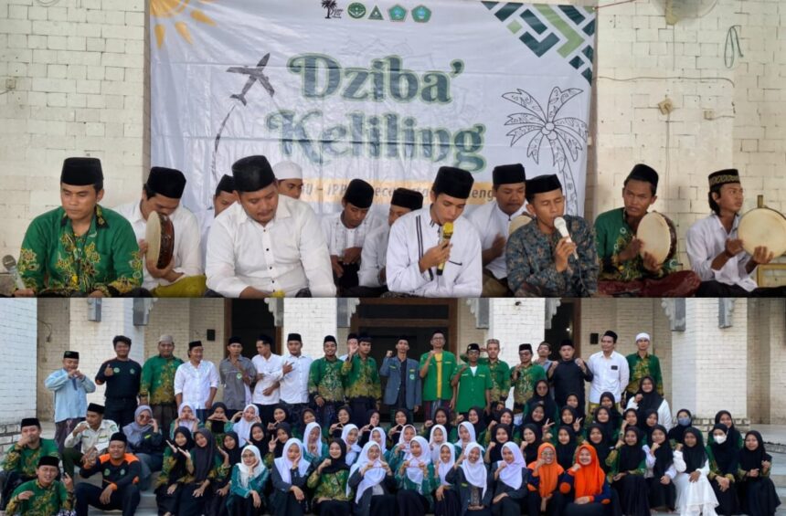 Hampir mencapai ratusan anggota IPNU IPPNU dari beberapa ranting di Kecamatan Panceng tumplek blek dalam agenda diba' keliling yang diselenggarakan oleh Pimpinan Anak Cabang (PAC) IPNU IPPNU Panceng, Jum'at (30/5/2025). Foto: dok PAC IPNU IPPNU Panceng/NUGres