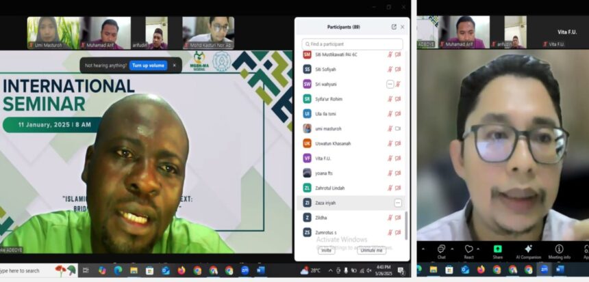 Institut Al Azhar Menganti Gresik Gelar Visiting Lecturer Internasional: Reimagining Research di Era Digital bersama Narasumber dari Malaysia dan Nigeria, Senin (26/5/2025). Foto: dok ISTAZ Gresik/NUGres