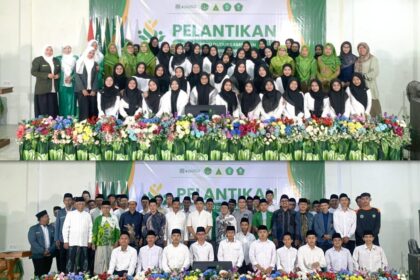 Pimpinan Anak Cabang (PAC) IPNU IPPNU Duduksampeyan Gresik 2025 - 2027 Resmi Dilantik pada Sabtu (3/5/2025) malam. Foto: dok PAC IPNU IPPNU Duduksampeyan/NUGres