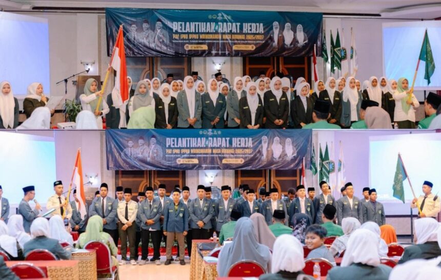 Pimpinan Anak Cabang (PAC) IPNU IPPNU Wringinanom Gresik masa khidmat 2025 - 2027 resmi dilantik sekaligus menyelenggarakan Rapat Kerja pada Sabtu - Ahad, 24 - 25 Mei 2025. Foto: dok PAC IPNU IPPNU Wringinanom/NUGres