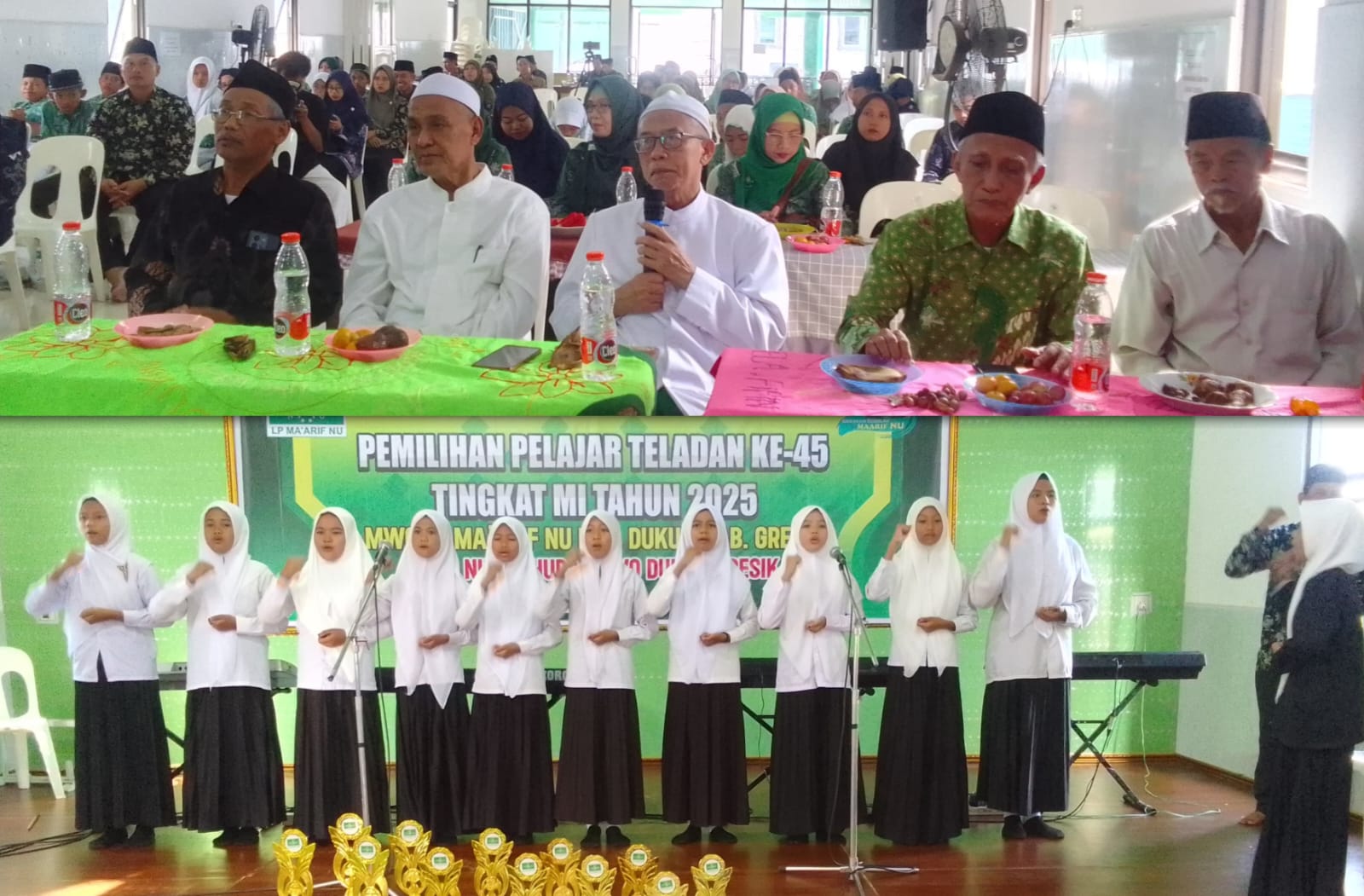 Seleksi Pemilihan Pelajar Teladan (PPT) tingkat wakil cabang diselenggarakan oleh LP Ma'arif MWCNU, Sabtu (3/5/2025), Rais Syuriyah Siapkan bonus bagi pelajar NU di kecamatan Dukun yang berhasil raih Juara Tingkat Cabang. Foto: dok LP Ma'arif MWCNU Dukun/NUGres