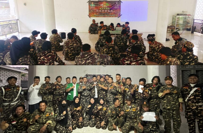 Satuan Koordinasi Rayon (Satkoryon) Barisan Ansor Serbaguna (Banser) Ujungpangkah masa khidmat 2025 - 2028 menggelar Rapat Kerja pada Sabtu (7/6/2025). Foto: dok Satkoryon Banser Ujungpangkah/NUGres
