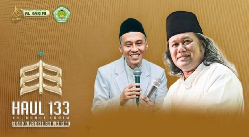 Flyer publikasi Haul ke-133 almaghfurlah KH. Abdul Karim, pendiri Pondok Pesantren Al Karimi Tebuwung Dukun Gresik. Foto: ist/NUGres