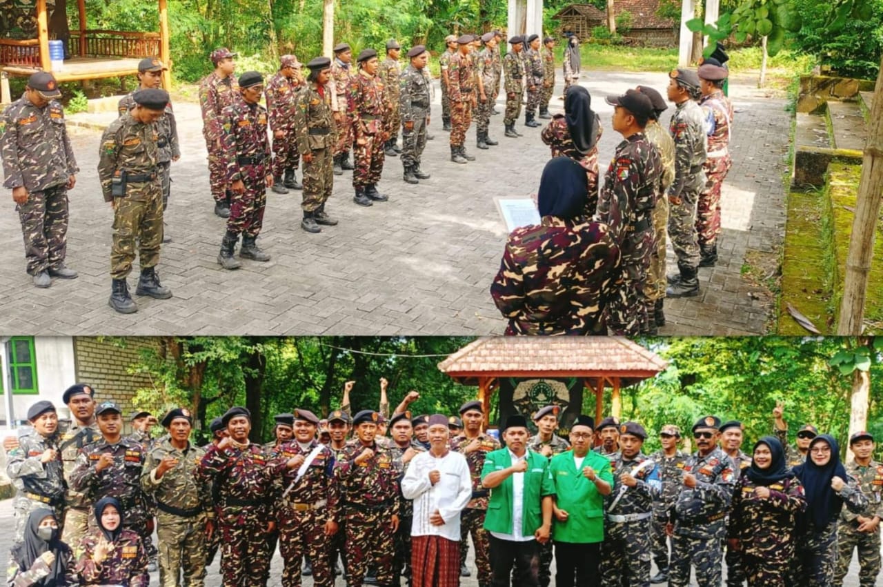 Satkoryon Banser Ujungpangkah Satu Komando. Foto: dok Satkoryon Banser Ujungpangkah/NUGres