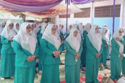 Di Penghujung Bulan Kemerdekaan, Jumat (29/8/2025) Pimpinan Anak Cabang (PAC) Fatayat NU Panceng Gresik menggelar Doa Kebangsaan dan Ta'aruf Pengurus. Foto: dok PAC Fatayat NU Panceng/NUGres