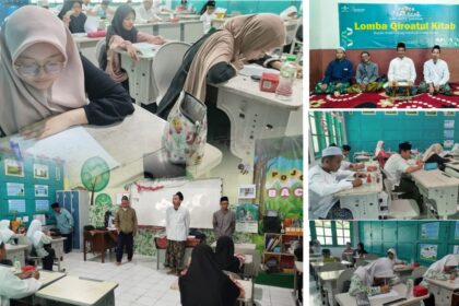 Lomba Qiroatul Kitab di MINU Tratee Putera sukses digelar oleh MWCNU Gresik pada Sabtu (11/10/2025), sebagai sarana meningkatkan kualitas lembaga diniyah di wilayah Kecamatan Gresik, Kabupaten Gresik. Foto: dok MWCNU Gresik/NUGres