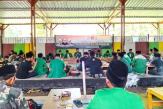 Pimpinan Anak Cabang (PAC) Gerakan Pemuda (GP) Ansor Balongpanggang melaksanakan rangkaian Rapat Kerja (Raker) pada Sabtu - Ahad (15 -16/11/2025). Foto: dok PAC GP Ansor Balongpanggang/NUGres