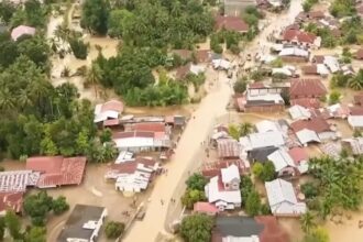 Ilustrasi Banjir Bandang. Foto: Instagram Teras Gubuk & NUCare Lazisnu