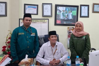 Jajaki peluang kerja sama, PAC ISNU Benjeng melakukannya audiensi dengan MAN 2 Gresik dan Kecamatan Benjeng, Senin (26/1/2026). Foto: dok PAC ISNU Benjeng/NUGres
