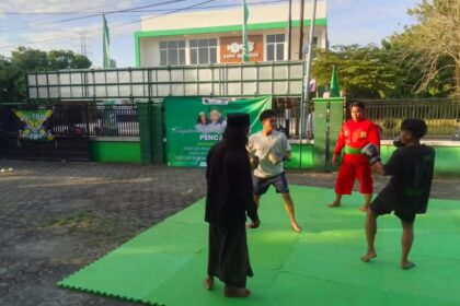 Memperingati Harlah ke-40 Pagar Nusa Ancab Dukun Gelar Pencak Dor Lesehan, Pererat Silaturahmi Anggota, Jumat (30/1/2026). Foto: dok PAC Pagar Nusa Dukun/NUGres