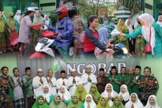 Semarak Ramadan 1447 Hijriah, Badan Otonom Nahdlatul Ulama Ranting Gending menggelar bagi-bagi takjil, Jumat (27/2/2026). Foto: ist/NUGres