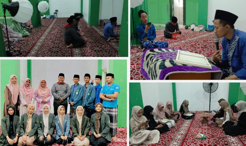 Pelajar NU Gresik menghidupkan bulan Ramadan dengan melaksanakan Tarawih dan Tadarus secara bergiliran di Musala An-Nahdlah Gedung PCNU Gresik. Foto: dok PC IPNU IPPNU Gresik
