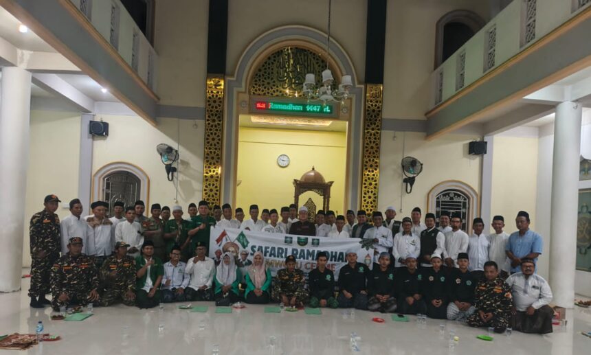 Dirangkai dalam Safari Ramadan, Pelantikan Pengurus Ranting Nahdlatul Ulama (PRNU) Guranganyar Cerme, pada Rabu (25/2/2026), berlangsung khidmat. Foto: dok MWCNU Cerme/NUGres