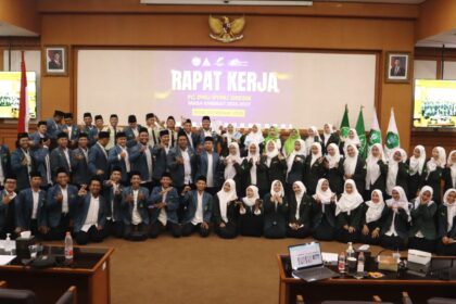 Mengusung tema “Empowering Future Generation”, Rapat Kerja Cabang ke-I Pimpinan Cabang IPNU IPPNU Gresik masa khidmat 2025 - 2027 sukses terlaksana. Foto: dok PC IPNU IPPNU Gresik/NUGres