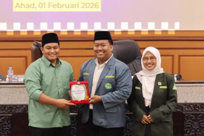 Seminar Pelajar bertama "Peran Pelajar dalam Mendorong Inovasi Kebijakan Publik untuk Mewujudkan Gresik Berkelanjutan", mewarnai pelaksanaan Pra Rakercab I Pimpinan Cabang (PC) IPNU IPPNU Gresik. Foto: dok PC IPNU IPPNU Gresik/NUGres