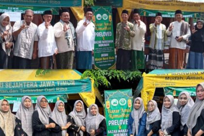 Badan Koordinasi Majelis Taklim Masjid (BKMM) Masjid Nurul Huda Lowayu menggelar Bazar Amal di penghujung Ramadhan 1447 Hijriah. Foto: dok BKMM Masjid Nurul Huda Lowayu/NUGres