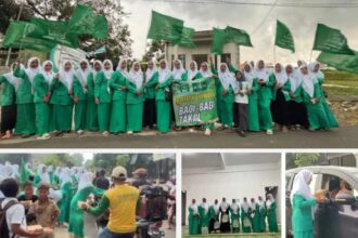 Pimpinan Ranting (PR) Fatayat NU Lowayu Dukun Gresik Gelar Santunan Dhuafa dan Berbagi Takjil Ramadan 1447 Hijriah, Selasa (10/3/2026). Foto: dok PR Fatayat NU Lowayu/NUGres