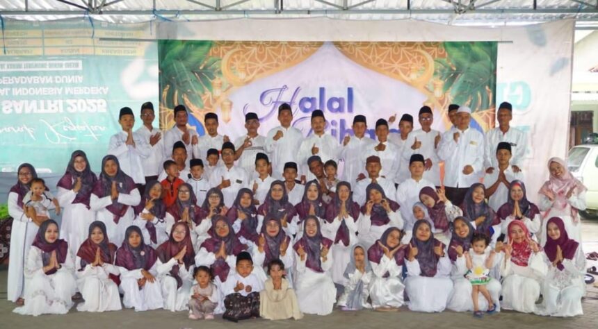 MTs Al Karimi 1 Tebuwung Kecamatan Dukun Gresik melaksanakan Halal Bihalal, Sabtu (28/3/2026). Foto: Syafik Hoo/NUGres