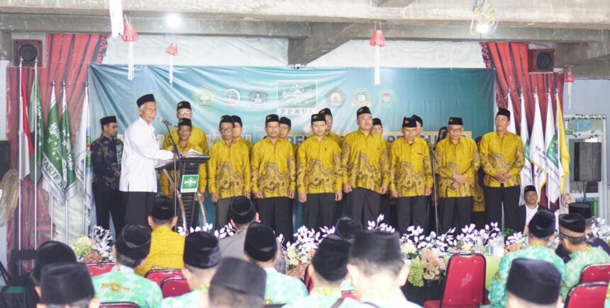 Momentum Syawal 1447 Hijriah, pengurus BP3MNU PPNU Lumpur Gresik masa khidmat 2025–2030 secara resmi dilantik. Foto: dok PPNU Lumpur/NUGres