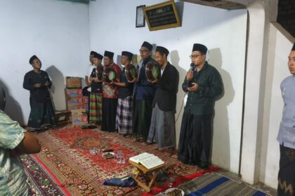 Khatmil Quran menjadi penutup rangkaian kegiatan Pimpinan Ranting (PR) GP Ansor Tebuwung, selama bulan suci Ramadan 1447 Hijriah. Foto: dok PR GP Ansor Tebuwung/NUGres