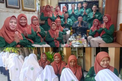 SMP YPI Darussalam 1 Cerme Gelar Halal Bihalal dan Kunjungi Sejumlah Tokoh Gresik. Foto: dok SMP YPI Darussalam 1 Cerme/NUGres