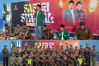 Dalam rangka memperkuat soliditas organisasi, Satkorcab Banser Gresik menggelar Safari Syawal dan Konsolidasi, Ahad (5/4/2026). Foto: dok Satkorcab Banser Gresik/NUGres