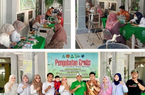 Memperingati Hari Lahir ke-92 GP Ansor, Pimpinan Anak Cabang (PAC) GP Ansor Panceng Gresik berkolaborasi dengan Klinik Mabarrot MWCNU Panceng menghadirkan Pengobatan Gratis bagi warga masyarakat setempat, Jumat (24/4/2026). Foto: dok PAC GP Ansor Panceng/NUGres
