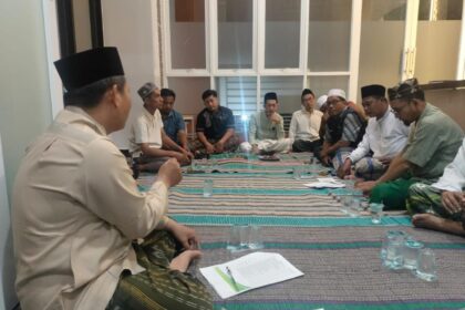 Pengurus MWCNU Cerme menggelar Halal Bihalal sekaligus penajaman program dan penguatan sinergi antar lembaga. Foto: dok LTN MWCNU Cerme/NUGres