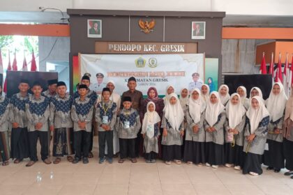 Cerita kolaborasi apik MWCNU Gresik bersama Pemerintah Kecamatan Gresik dalam menyukseskan MTQ XXXII Gresik pada 17–19 April 2026. Foto: dok MWCNU Gresik/NUGres
