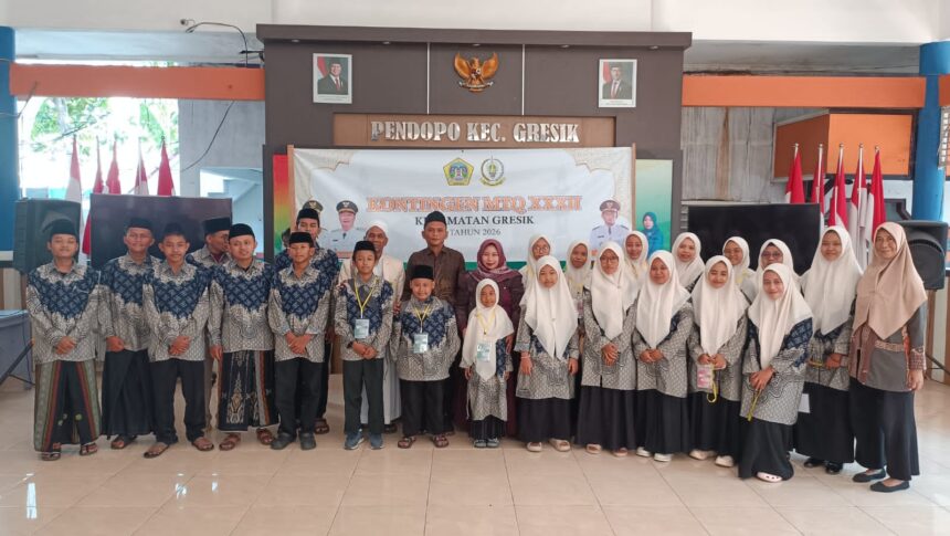 Cerita kolaborasi apik MWCNU Gresik bersama Pemerintah Kecamatan Gresik dalam menyukseskan MTQ XXXII Gresik pada 17–19 April 2026. Foto: dok MWCNU Gresik/NUGres