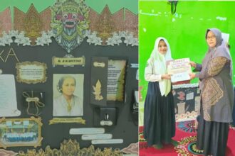 Mengisi peringatan Hari Kartini tahun 2026, MTs Al Fattah Banyuurip Ujungpangkah Gresik memilih menggelar Lomba Mading untuk perkuat literasi para siswa. Foto: dok MTs Al Fattah Gresik/NUGres