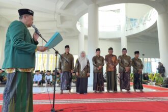 Jajaran pengurus Koperasi NU Balongpanggang secara resmi dilantik pada Ahad (26/4/2026). Foto: Samsul/NUGres