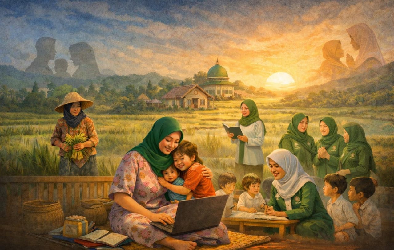 Potret perempuan dalam berbagai peran. Ilustrasi: Artificial Intelligence