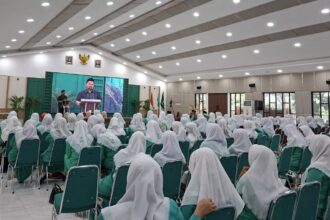 Pimpinan Cabang Fatayat NU Gresik mengelar Resepsi Puncak Harlah ke-76 dengan tema besar "Berdaya, Berdampak, dan Mendunia", Ahad (3/5/2026). Foto: dok PC Fatayat NU Gresik/NUGres