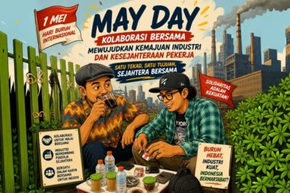 MAY DAY 2026. Ilustrasi: Artificial Intelligence
