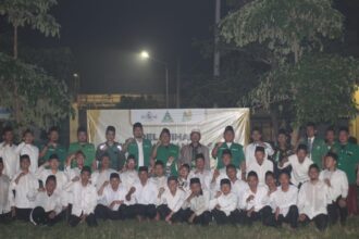 Ikhtiar cetak kader militan, Pimpinan Cabang Gerakan Pemuda Ansor Gresik telah menggembleng puluhan pemuda di Pelatihan Kader Dasar (PKD) ke-3, di PAC GP Ansor Menganti pada 1-3 Mei 2026. Foto: dok PAC GP Ansor Menganti/NUGres