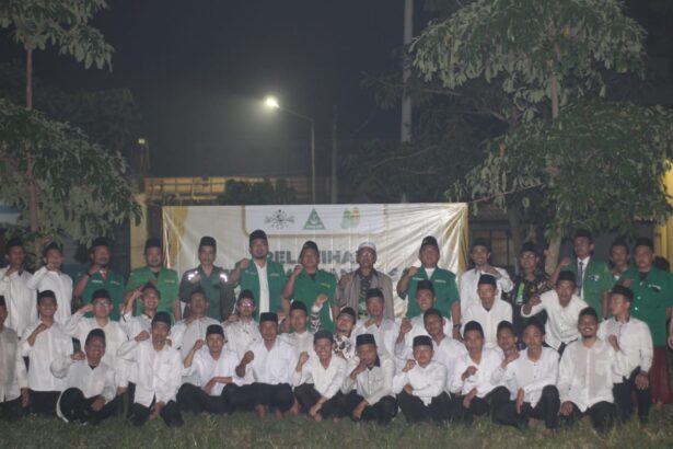 Ikhtiar cetak kader militan, Pimpinan Cabang Gerakan Pemuda Ansor Gresik telah menggembleng puluhan pemuda di Pelatihan Kader Dasar (PKD) ke-3, di PAC GP Ansor Menganti pada 1-3 Mei 2026. Foto: dok PAC GP Ansor Menganti/NUGres