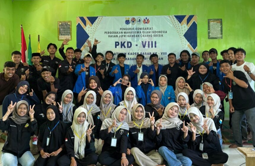 Pengurus Komisariat (PK) Pergerakan Mahasiswa Islam Indonesia (PMII) Hasan Jufri Kepulauan Bawean Kabupaten Gresik sukses gelar PKD ke-VIII 1-3 Mei 2026. Foto: dok PK PMII Hasan Jufri Bawean Gresik/NUGres